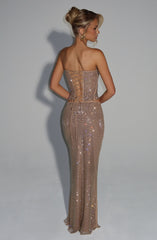 Hali Maxi Skirt - Gold