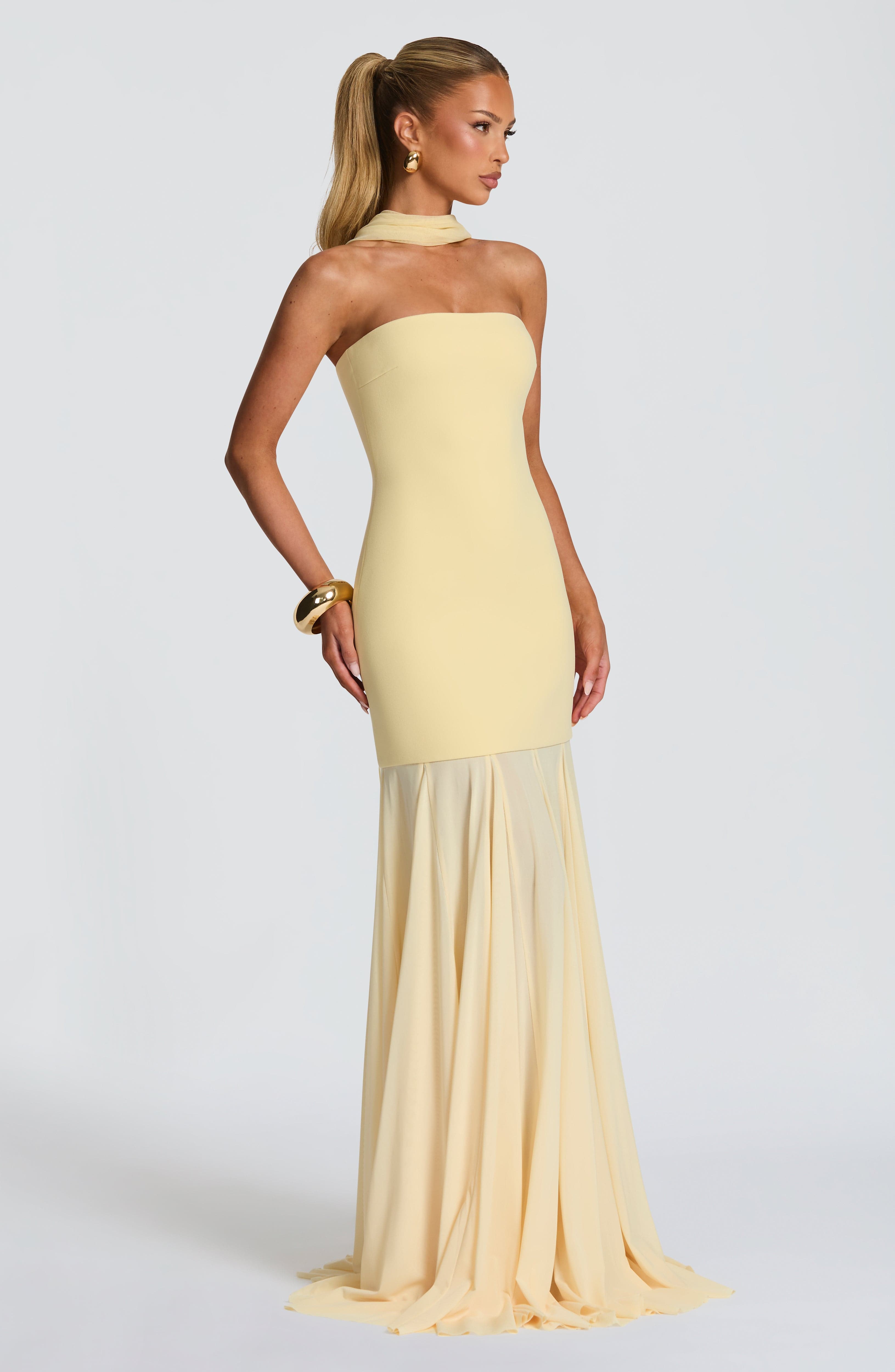 Merritt Gown - Lemon